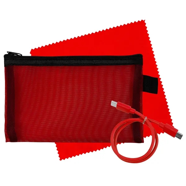 Large Mesh C to C Cable & Cloth Set... from ASI 30208 A P Specialties / AP Specialties