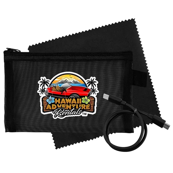 Large Mesh C to C Cable & Cloth Set... from ASI 30208 A P Specialties / AP Specialties