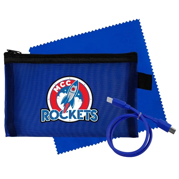 Large Mesh C to C Cable & Cloth Set... from ASI 30208 A P Specialties / AP Specialties