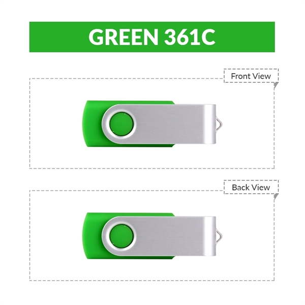 USB 3.0 flash drive with a swivel feature available in 8... from ASI 37218 Athena Promo (tm)