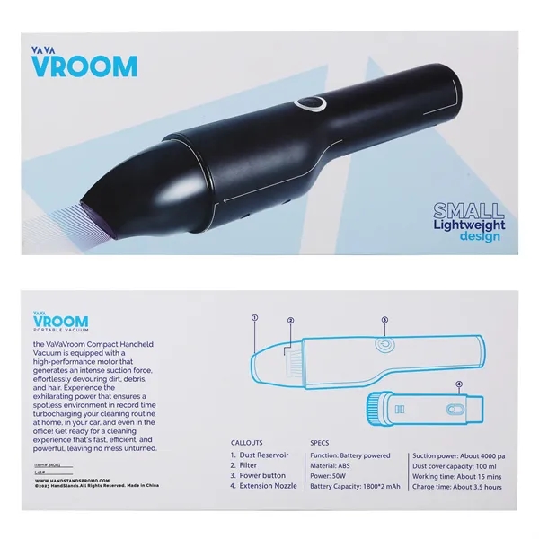 Handheld vacuum for home, office, or car. Includes nozzle and brush... from ASI 61966 HPG / HandStands