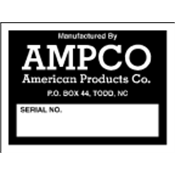 2" x 1.5" sq. corner rect. write-on white vinyl decal. Can... from ASI 89910 Stouse, LLC