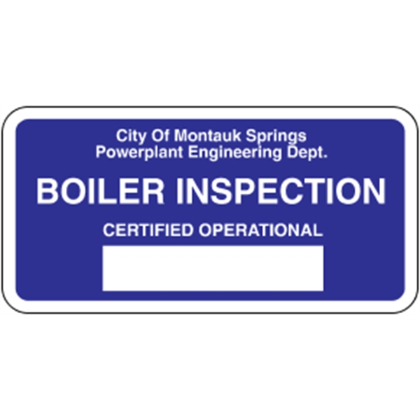 4" x 2" rectangle write-on white vinyl decal. Can be embossed... from ASI 89910 Stouse, LLC