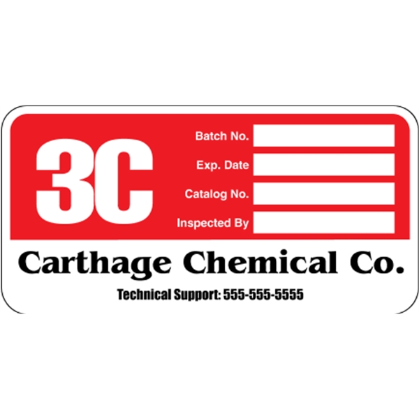 6" x 3" rectangle - write-on white vinyl decal. Can be... from ASI 89910 Stouse, LLC