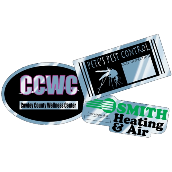 Custom embossable aluminum decals can be embossed using a ballpoint pen... from ASI 89910 Stouse, LLC