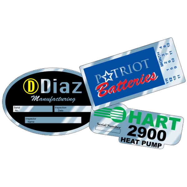 Write-On aluminum decals readily accept ink from a ballpoint pen.... from ASI 89910 Stouse, LLC