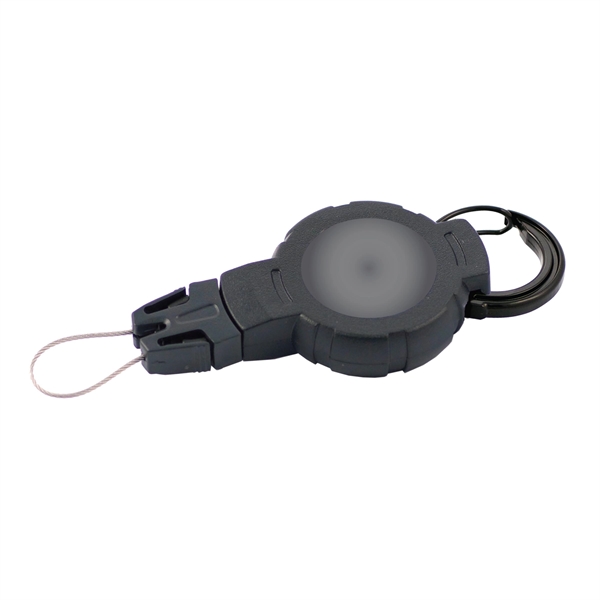 Medium Retractable Gear Tether comes with carabiner and additional end fitting.... from ASI 64635 KEY-BAK Promotional Products / Boomerang Tool Company