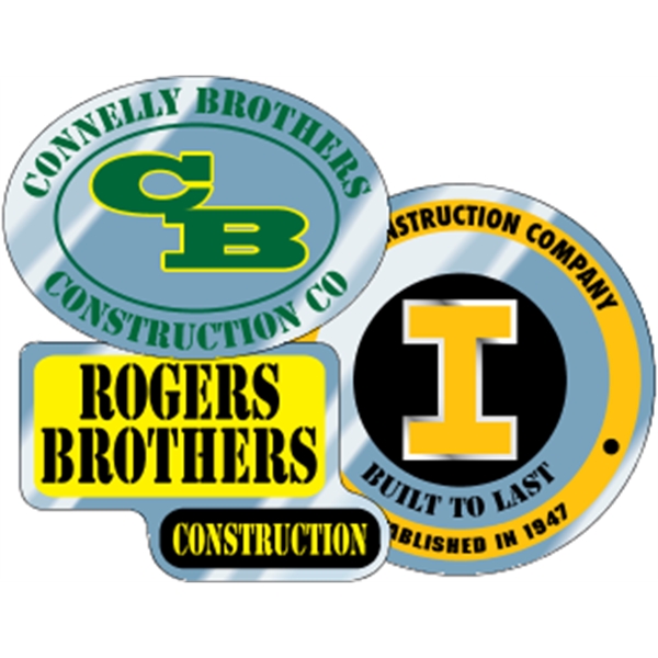 Chrome polyester decals are suitable for indoor or outdoor use.... from ASI 89910 Stouse, LLC