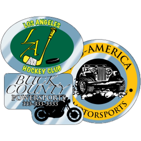 Chrome polyester decals are suitable for indoor or outdoor use.... from ASI 89910 Stouse, LLC