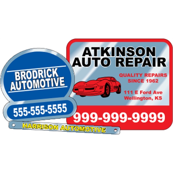 Overlaminated chrome polyester decals are suitable for indoor or outdoor use.... from ASI 89910 Stouse, LLC