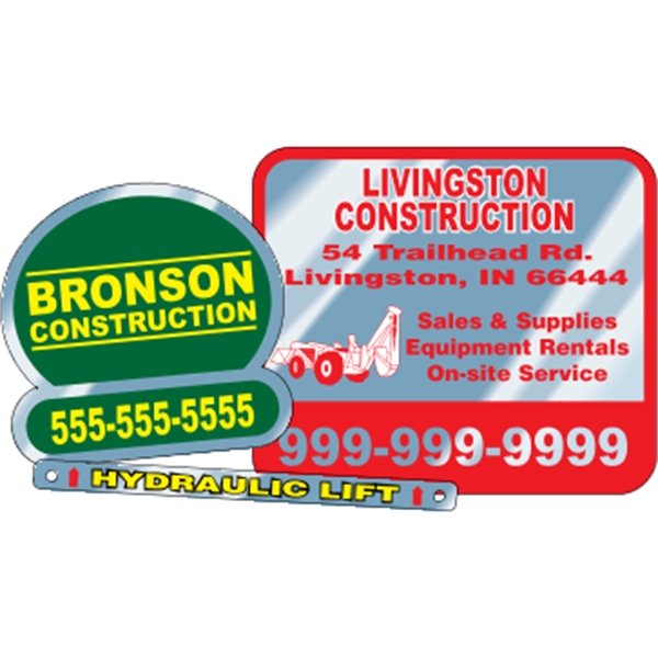 Overlaminated chrome polyester decals are suitable for indoor or outdoor use.... from ASI 89910 Stouse, LLC