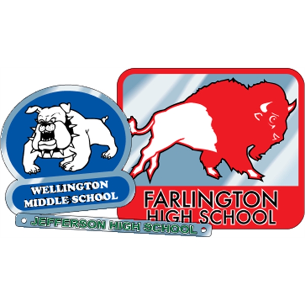 Overlaminated chrome polyester decals are suitable for indoor or outdoor use.... from ASI 89910 Stouse, LLC