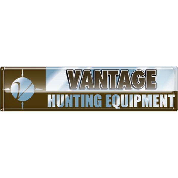 6" x 1.5" rectangle domed decal with your choice of white,... from ASI 89910 Stouse, LLC