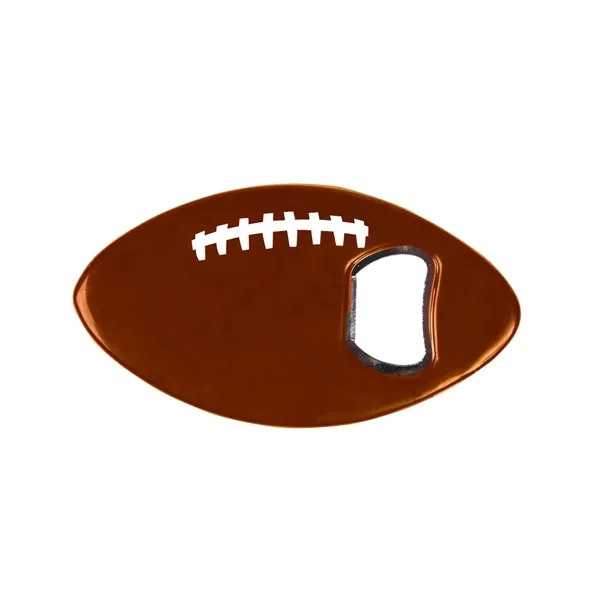 0.17" x 2.33" x 4.33" ABS plastic football-shaped bottle opener.... from ASI 79530 Prime Line
