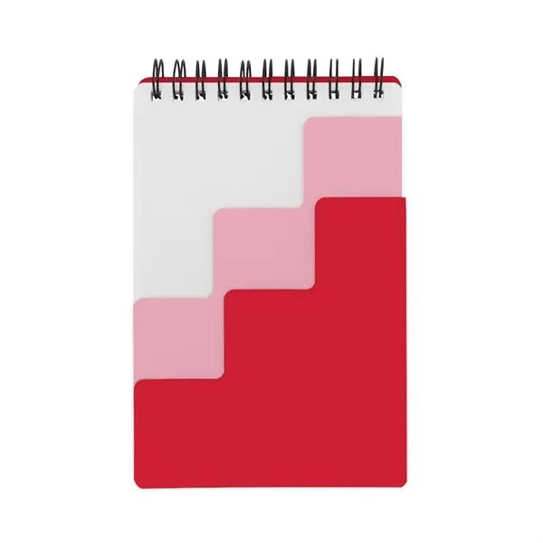 70-lined page notebook with recycled cover and top spiral binding.... from ASI 88060 Snugz/USA Inc