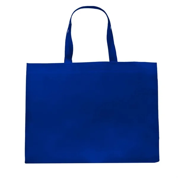 15.5" x 3.5" x 14" non-woven tote bag with 18" handles.... from ASI 88060 Snugz/USA Inc