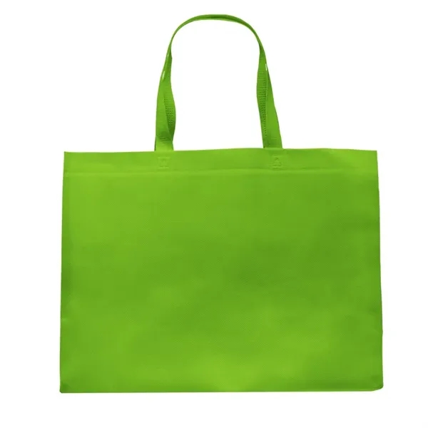 15.5" x 3.5" x 14" non-woven tote bag with 18" handles.... from ASI 88060 Snugz/USA Inc