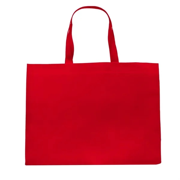 15.5" x 3.5" x 14" non-woven tote bag with 18" handles.... from ASI 88060 Snugz/USA Inc