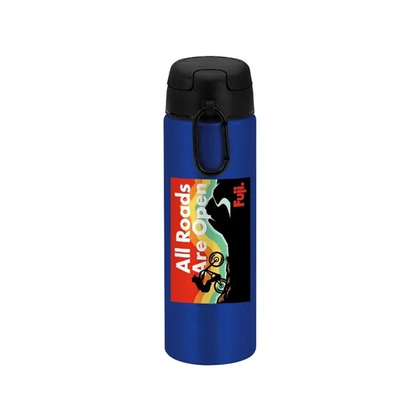 20 oz. recycled aluminum bottle with flip-up lid and attached carabiner.... from ASI 88060 Snugz/USA Inc