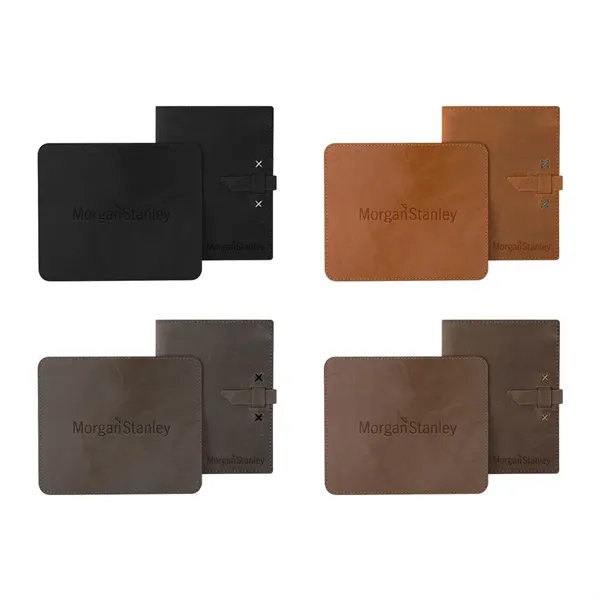 Business gift set including mini padfolio and leather mouse pad in... from ASI 88060 Snugz/USA Inc / SnugZ USA®