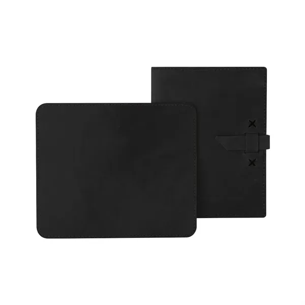 Business gift set including mini padfolio and leather mouse pad in... from ASI 88060 Snugz/USA Inc / SnugZ USA®