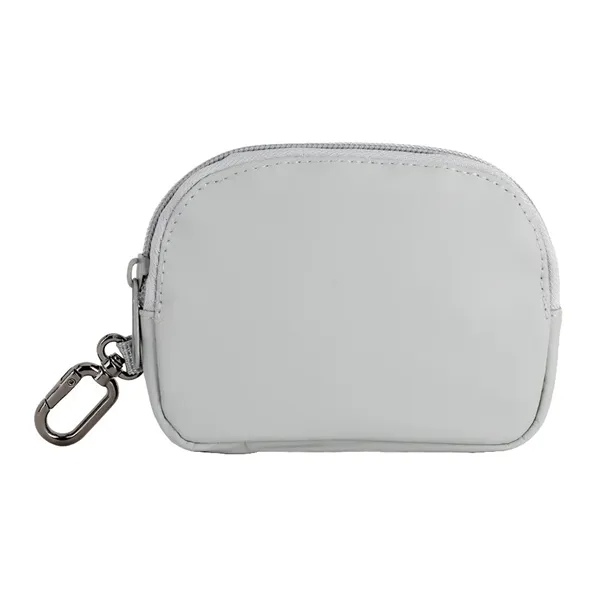 Recycled PU pouch with zipper closure.... from ASI 88060 Snugz/USA Inc