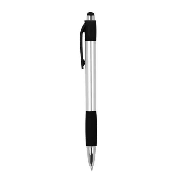 Recycled ABS plastic pen with plunger action mechanism.... from ASI 88060 Snugz/USA Inc