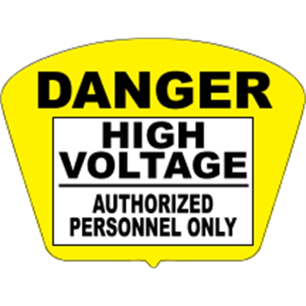 3" x 2.25" shield shaped hard hat decals with permanent adhesive... from ASI 89910 Stouse, LLC