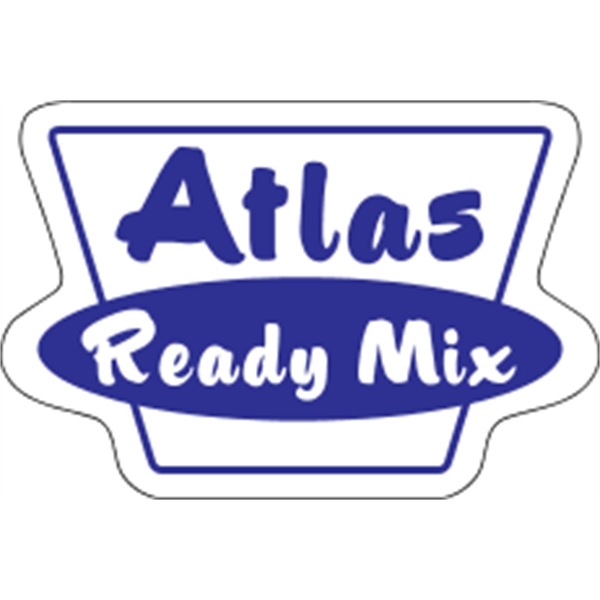 3.25" x 2.125" trapezoid with oval shaped hard hat decals with... from ASI 89910 Stouse, LLC