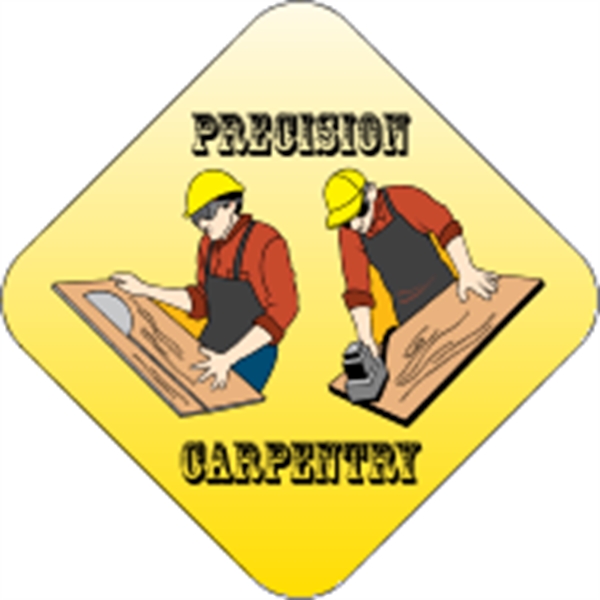 2.6" point to point (2" x 2" square) hard hat decals... from ASI 89910 Stouse, LLC