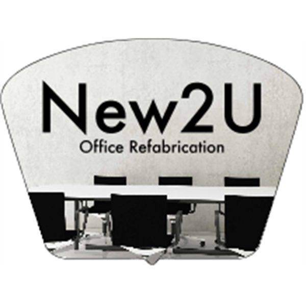 3" x 2.25" shield shaped hard hat decals with 4 color... from ASI 89910 Stouse, LLC