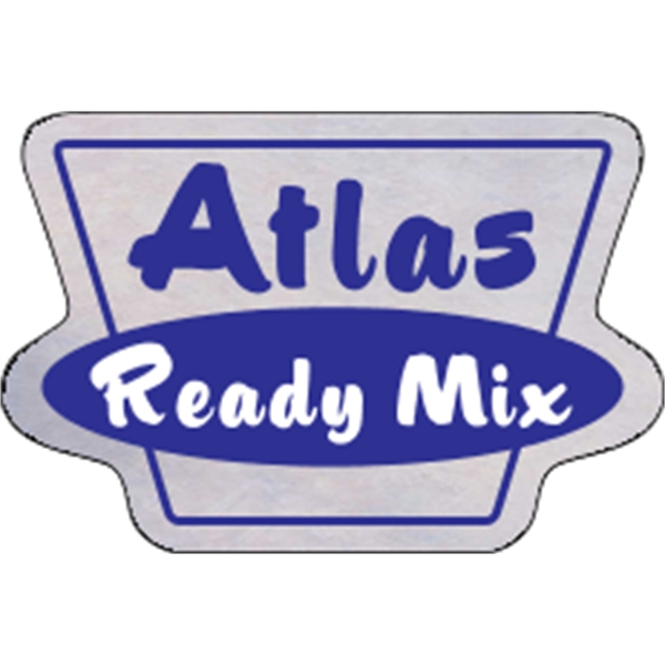 3.25" x 2.125" trapezoid with oval shaped hard hat decals with... from ASI 89910 Stouse, LLC