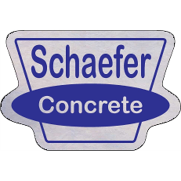 3.25" x 2.125" trapezoid with oval shaped hard hat decals with... from ASI 89910 Stouse, LLC