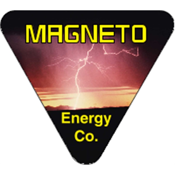 2.75" x 2.5" triangle shaped hard hat decals with 4CP printing,... from ASI 89910 Stouse, LLC