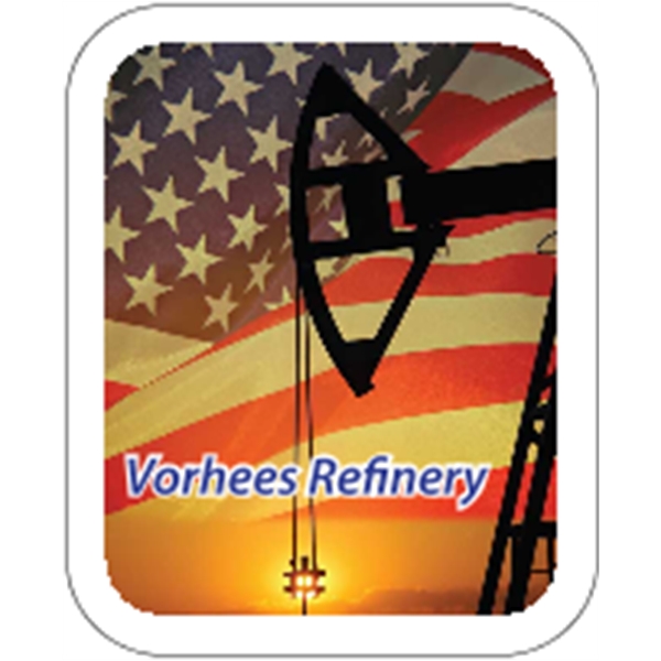 Custom hard hat decals with 4 color process printing, permanent adhesive... from ASI 89910 Stouse, LLC