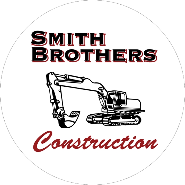 12" circle shaped truck door decal with pressure-sensitive adhesive.... from ASI 89910 Stouse, LLC