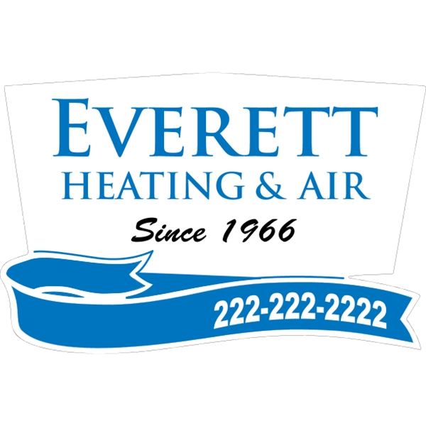 Ribbon shaped truck door decal with pressure-sensitive adhesive.... from ASI 89910 Stouse, LLC