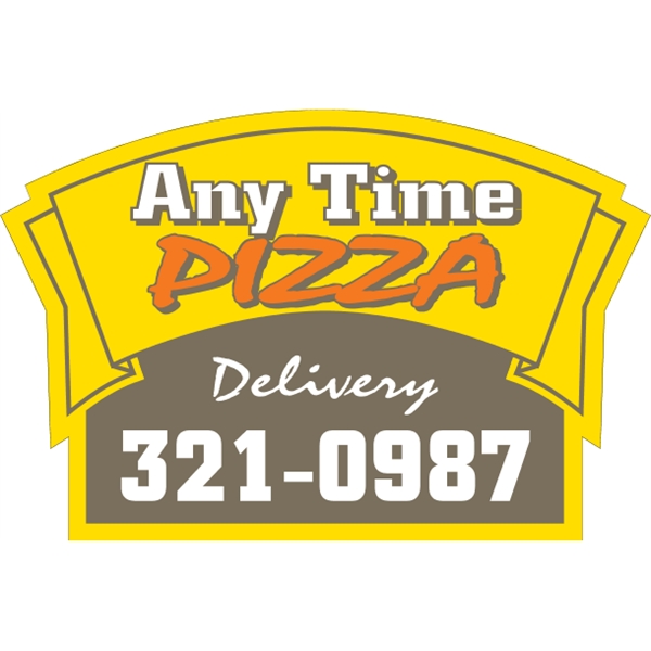 Banner shaped truck door decal with pressure-sensitive adhesive.... from ASI 89910 Stouse, LLC