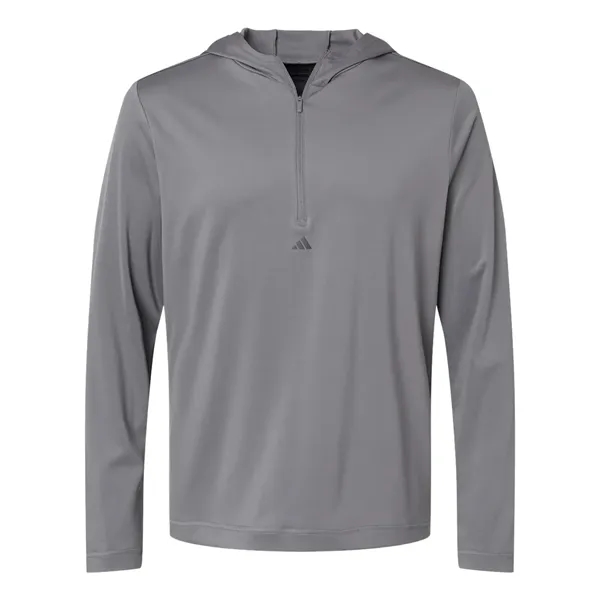 Adidas Lightweight Performance Quarter-Zip Hooded Pullover... from ASI 84358 S&S Activewear