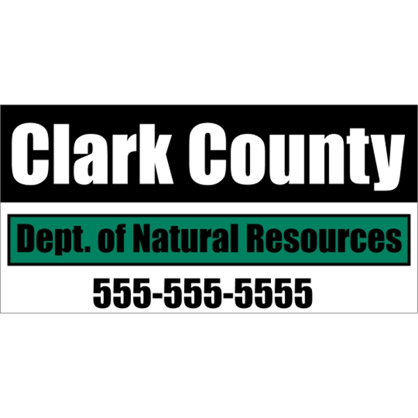 7.5" x 3.75" vinyl bumper sticker with pressure-sensitive adhesive.... from ASI 89910 Stouse, LLC