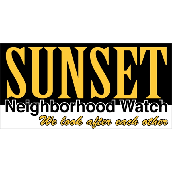 7.5" x 3.75" vinyl bumper sticker with pressure-sensitive adhesive.... from ASI 89910 Stouse, LLC