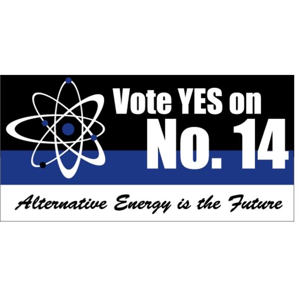 7.5" x 3.75" vinyl bumper sticker with pressure-sensitive adhesive.... from ASI 89910 Stouse, LLC