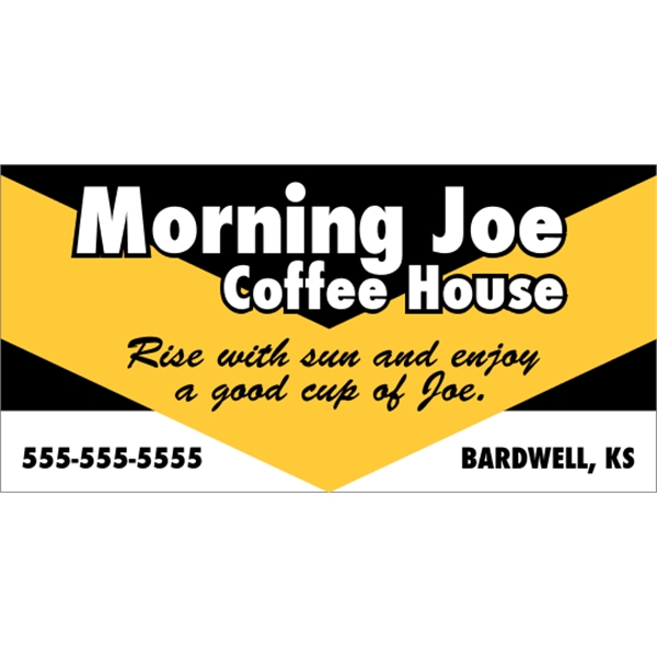 7.5" x 3.75" vinyl bumper sticker with pressure-sensitive adhesive.... from ASI 89910 Stouse, LLC