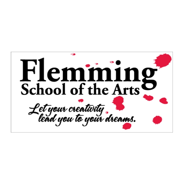 7.5" x 3.75" vinyl bumper sticker with pressure-sensitive adhesive.... from ASI 89910 Stouse, LLC