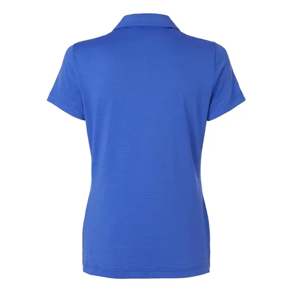 Adidas Women's Textured Stripe Polo... from ASI 84358 S&S Activewear