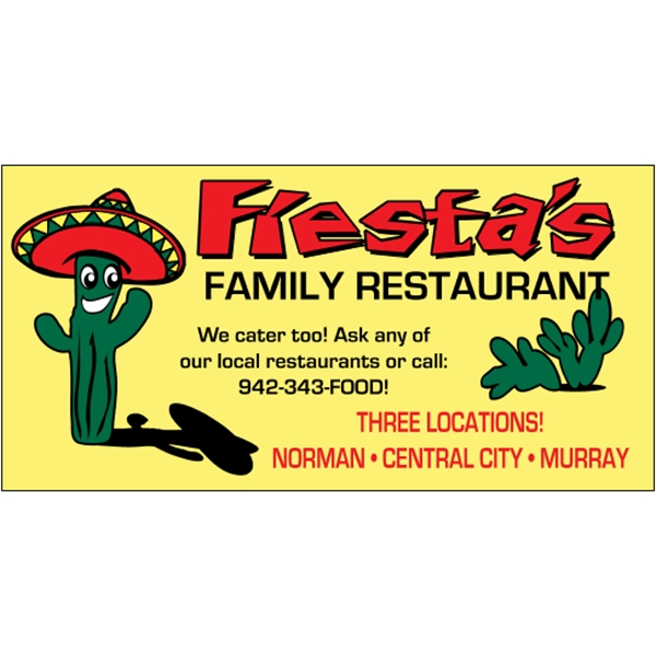 7.5" x 3.75" vinyl bumper sticker with pressure-sensitive adhesive.... from ASI 89910 Stouse, LLC