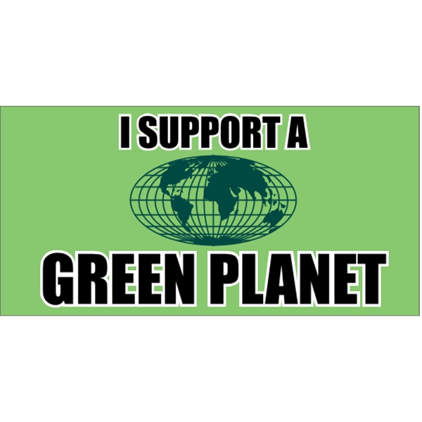 7.5" x 3.75" vinyl bumper sticker with pressure-sensitive adhesive.... from ASI 89910 Stouse, LLC