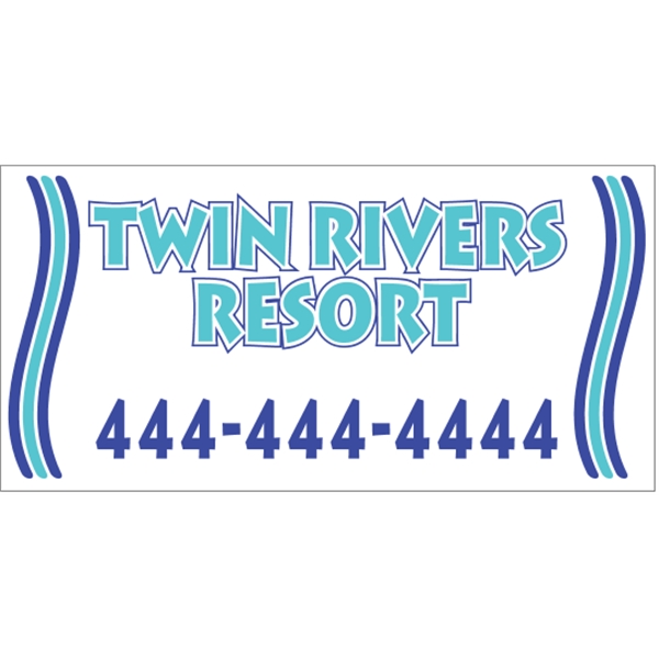 7.5" x 3.75" vinyl bumper sticker with pressure-sensitive adhesive.... from ASI 89910 Stouse, LLC