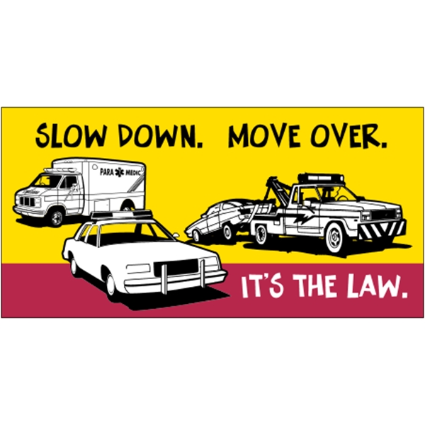 6.25" x 3.125" vinyl bumper sticker with pressure-sensitive adhesive.... from ASI 89910 Stouse, LLC