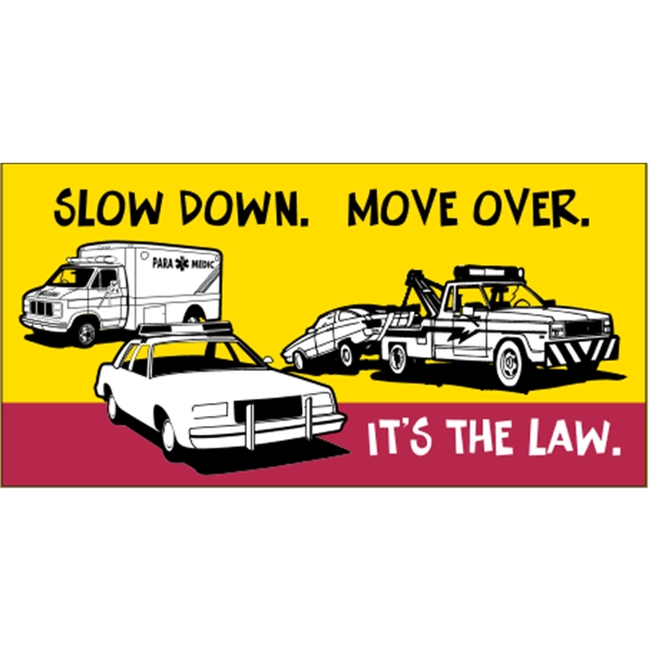 6.25" x 3.125" vinyl bumper sticker with pressure-sensitive adhesive.... from ASI 89910 Stouse, LLC